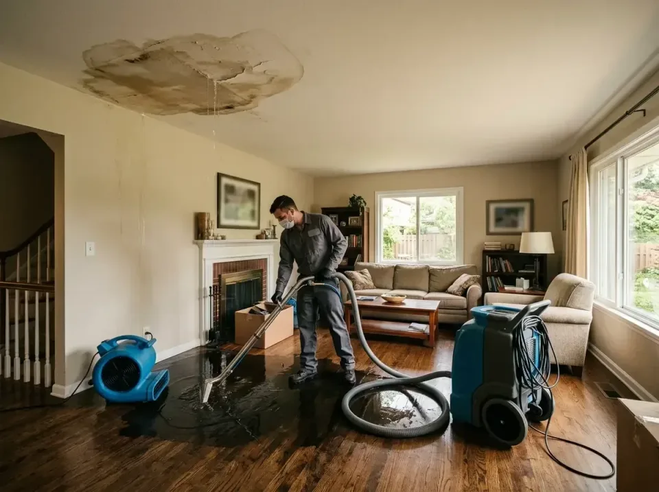 attic-pipe-burst-ceiling-drip-008 — frequently asked questions, Water Damage Restoration & Carpet Care in Bloomingdale, TN